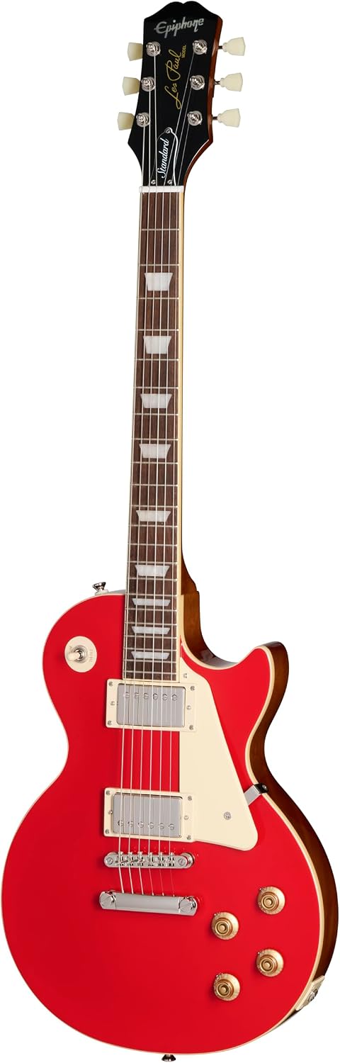 Epiphone Inspired by Gibson Les Paul Standard 50s, Cardinal Red with Bag