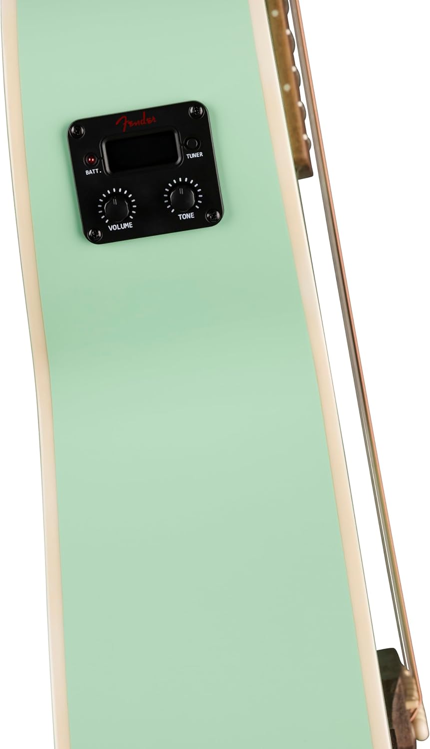 California Standard Monterey E, Spruce Top, Ivory Pickguard, Surf Green