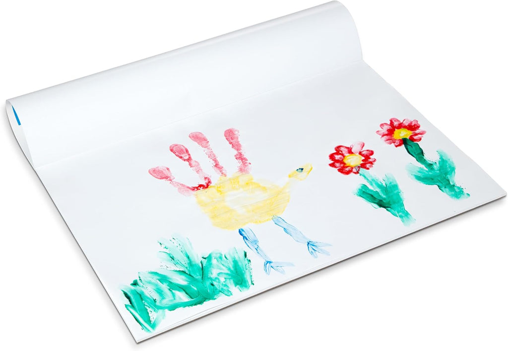 Melissa & Doug Finger Paint Paper Pad (20-Pack, 50-Sheets Each) - 12x18 Inch Art Paper for Kids Activities, Arts and Crafts, and Homeschool Essentials - FSC Certified