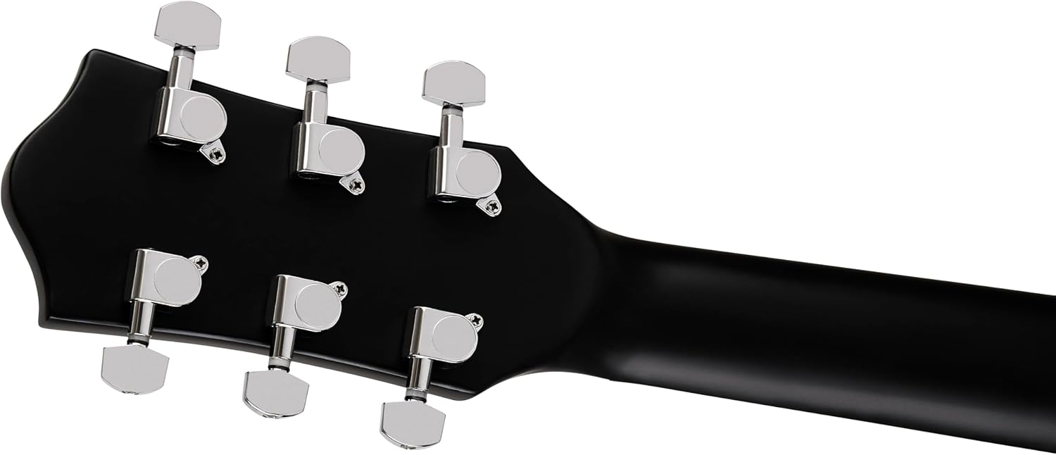 Gretsch Prelude D100CE Dreadnought Cutaway Acoustic/Electric Guitar, Beginner Guitar, Black