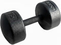 Legacy Solid Round Dumbbell Black – Heavy Duty Cast Iron Hand Weight with Knurled Ergonomic Grip for Strength Training, Muscle Toning, Home Gym Workout – 5 lb to 150 lb In Single & Pair