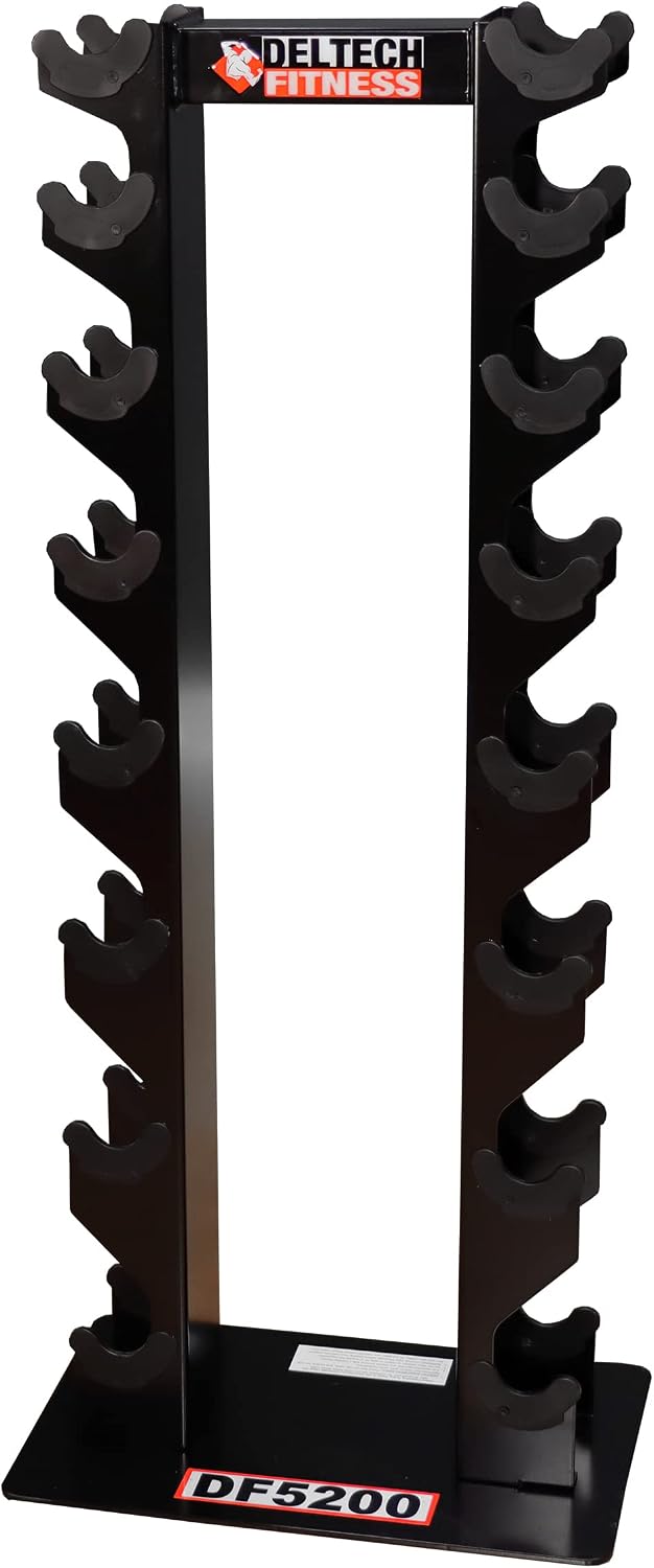 DF5200-8 Pair Vertical Dumbbell Rack by Deltech Fitness