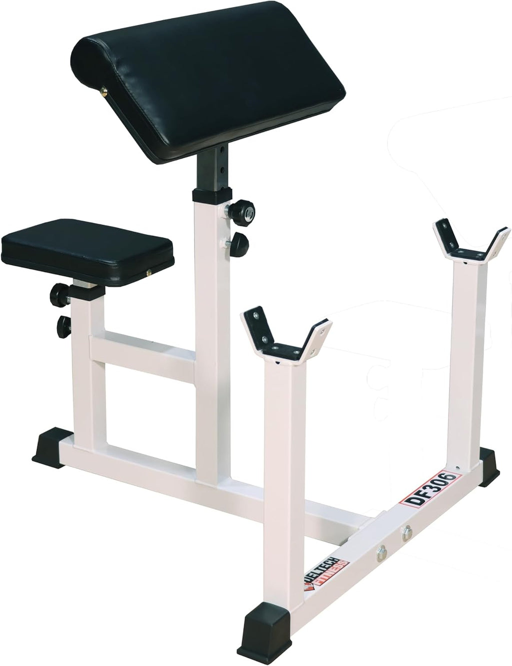 DF306 Preacher Curl Bench in White Color