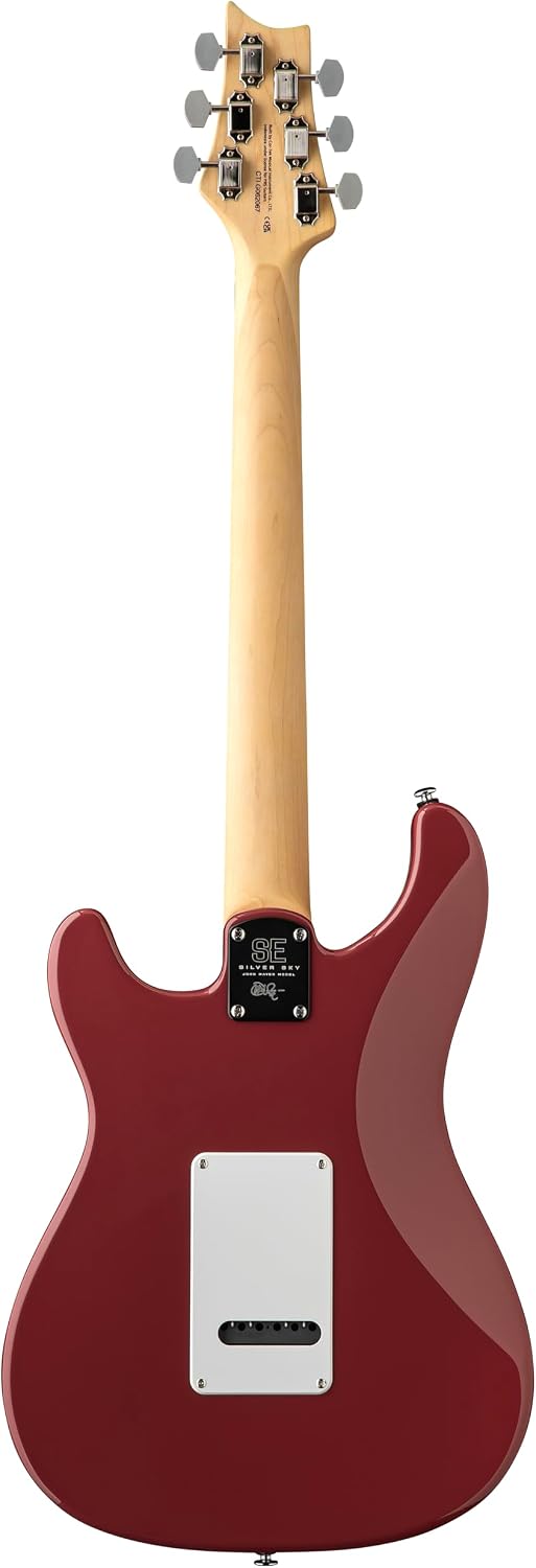 PRS SE Silver Sky Rosewood Board, Derby Red with Gigbag