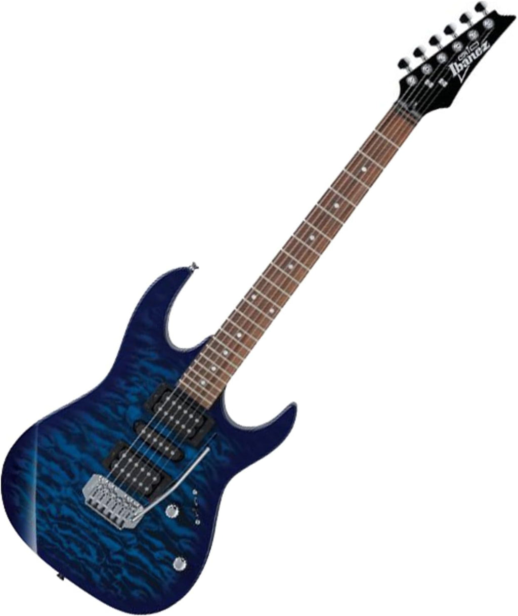 Ibanez GIO Series GRX70QA - Transparent Blue Burst