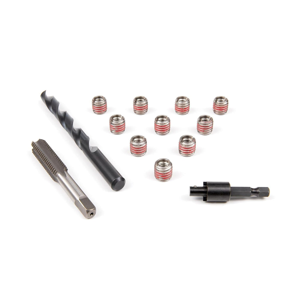 E-Z LOK Metal Thread Repair Kit Tool and Stainless Steel Threaded Inserts Thin Wall 3/8-24 x 1/2-20