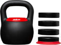 Rep Fitness Adjustable Kettlebell | Weight Set for Home Gym | Strength Training Equipment for Men & Women | Compact Steel Bell with Ergonomic Handle | 20–40 lb (9–18 kg) Variable Options