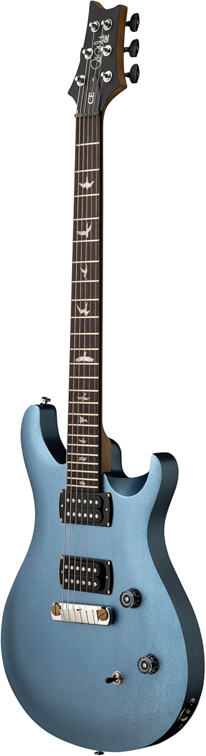 PRS SE CE24 Standard Stoptail Satin, Ice Blue Metallic