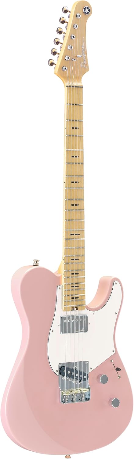 Pacifica SC Professional Electric Guitar with Maple Fingerboard, Ash Pink with Hard Case