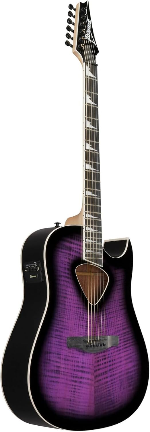 Ibanez ALT50FA Acoustic Electric Guitar (Transparent Violet Sunburst High Gloss)