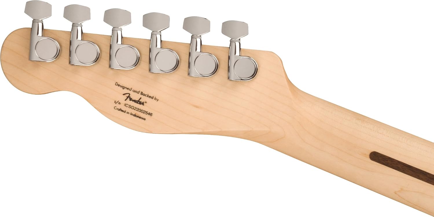 Squire Sonic Telecaster Electric Guitar, Black, Maple Fingerboard