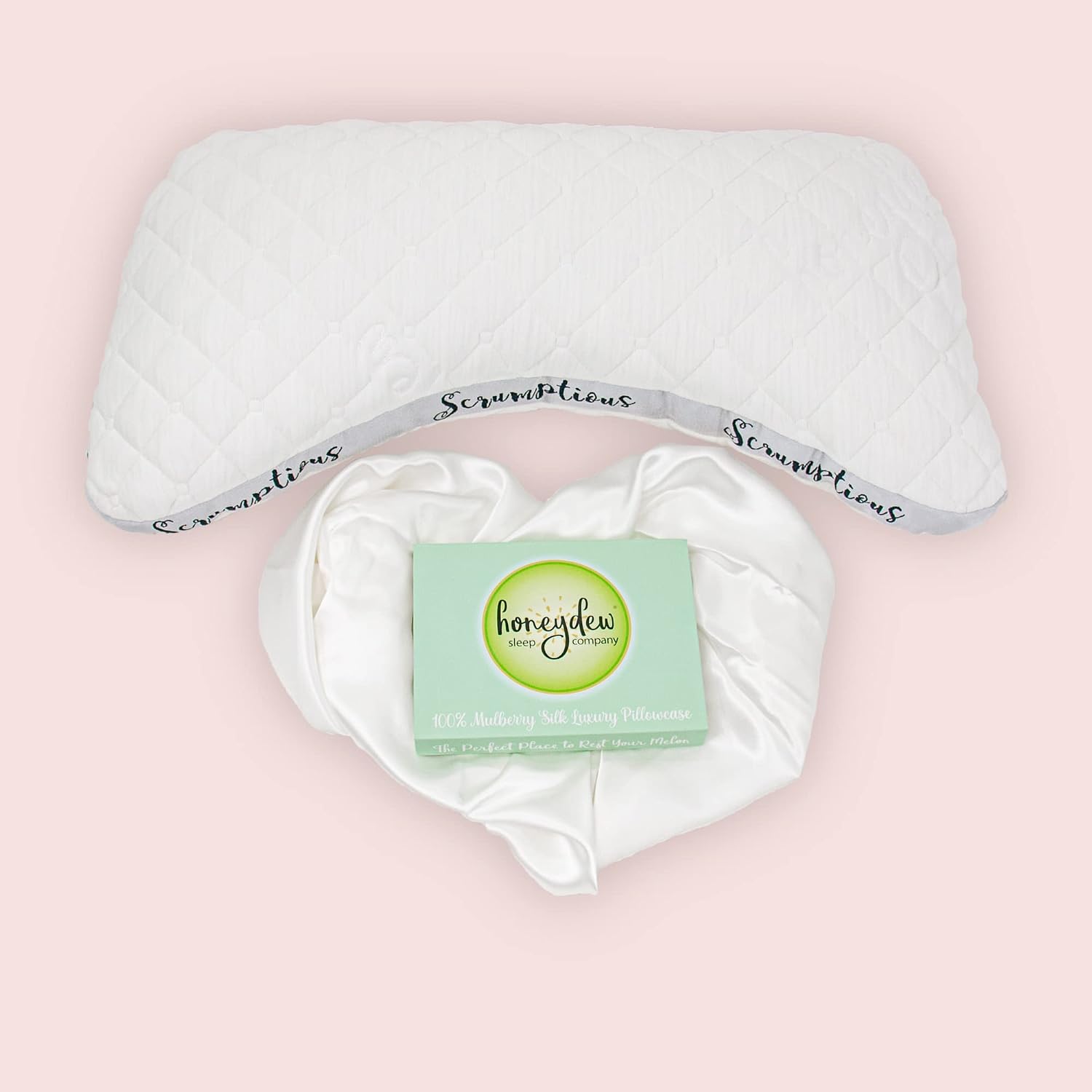 Honeydew Forever Young Beauty Box - The Ultimate Mulberry Silk Pillowcase Anti-Aging Kit to Reduce Wrinkles and Improve Complexion (King)