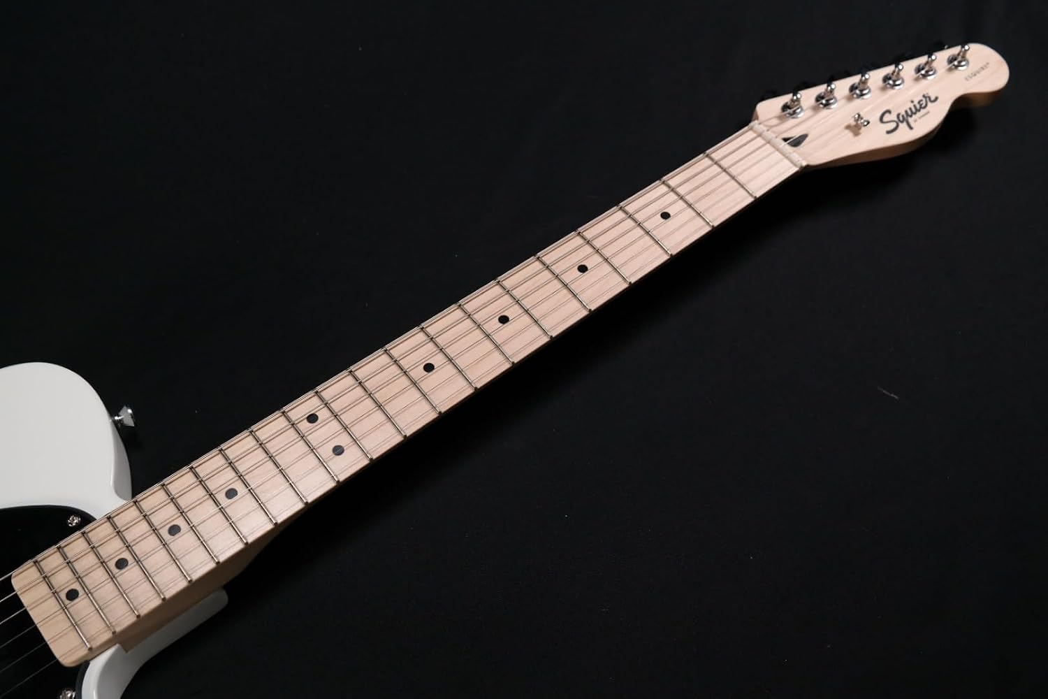 Squire Sonic Esquire Electric Guitar, Arctic White, Maple Fingerboard