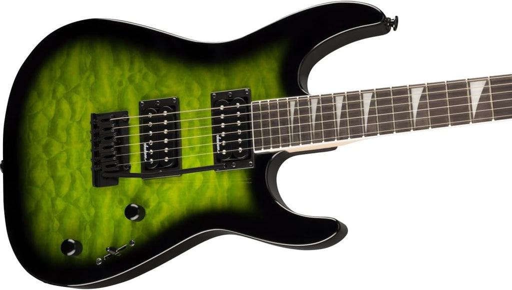 Jackson Dinky JS20 DKQ Electric Guitar - Transparent Green
