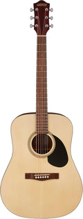 Gretsch Prelude D100 Dreadnought Acoustic Guitar, Beginner Guitar, Natural