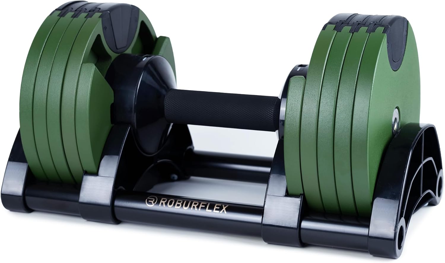 Adjustable Dumbbell (Single) 5-40/80lb, 5lb Increments, for Home Gym Fitness - Upto 20 weight settings