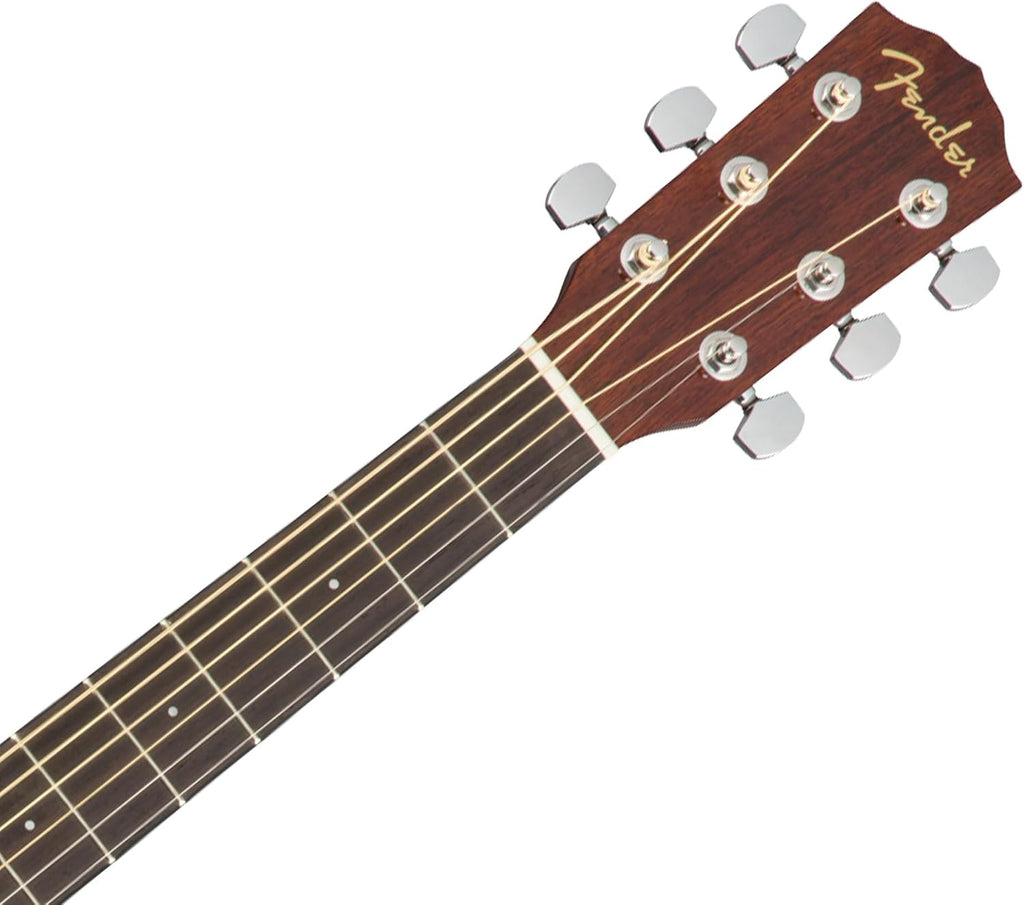 Fender CD-60S Solid Top Dreadnought Acoustic Guitar - Natural Bundle with Gig Bag, Tuner, Strings, Picks, and Austin Bazaar Instructional DVD