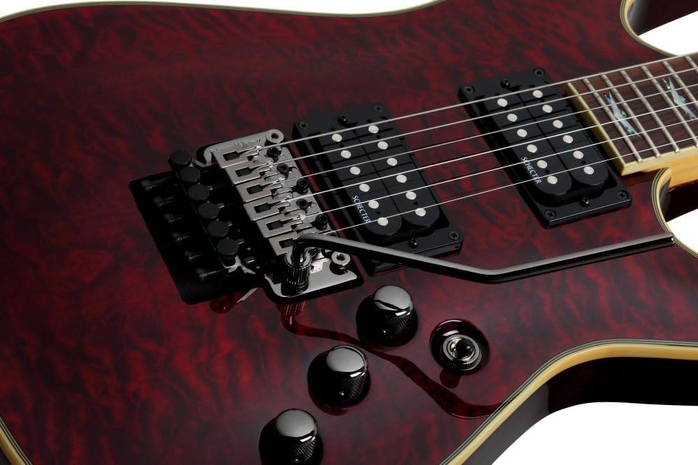 Schecter Omen Extreme-6 FR Electric Guitar - Black Cherry