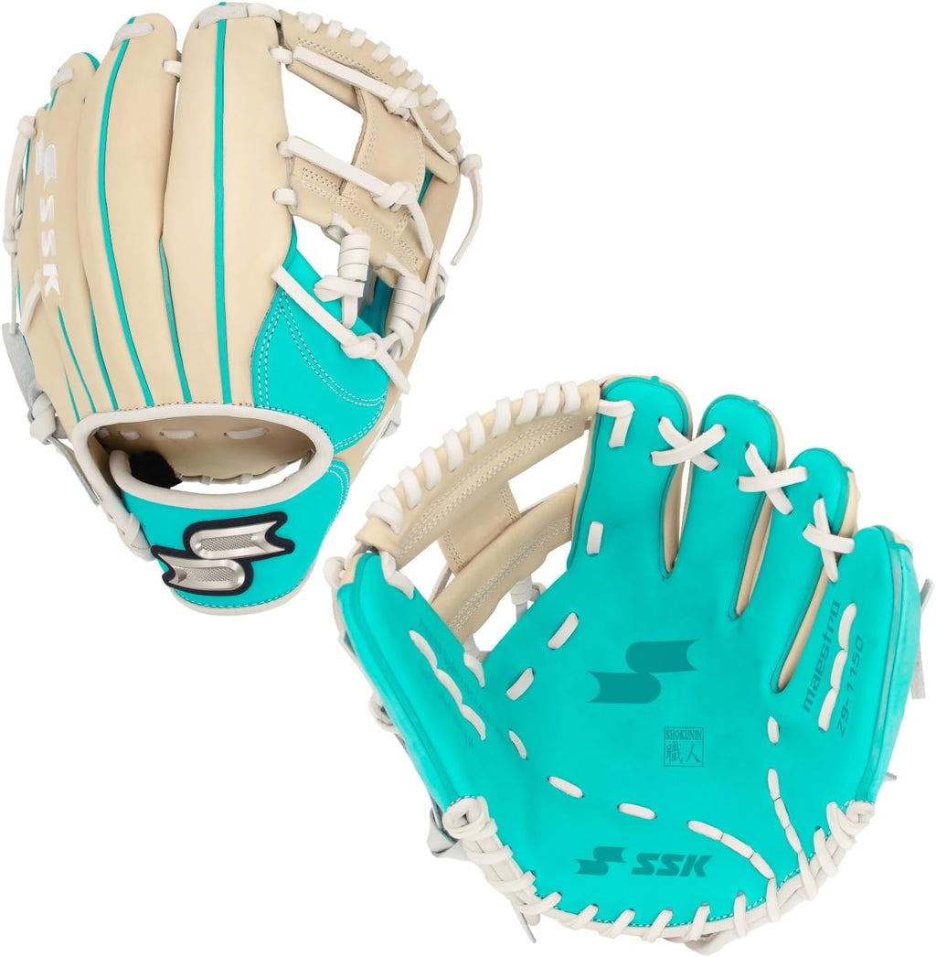 SSK Z9 Maestro Infield Baseball Glove – 11.25' - 11.5' - 11.75' - 12' – Right & Left Hand Throw