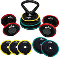 Hyperwear SoftBell® Adjustable Weight System – Modular Home Gym Set Converts to Dumbbells, Kettlebells & Plates, Quiet Soft Weights (3–20 lb or 20–50 lb Sets)