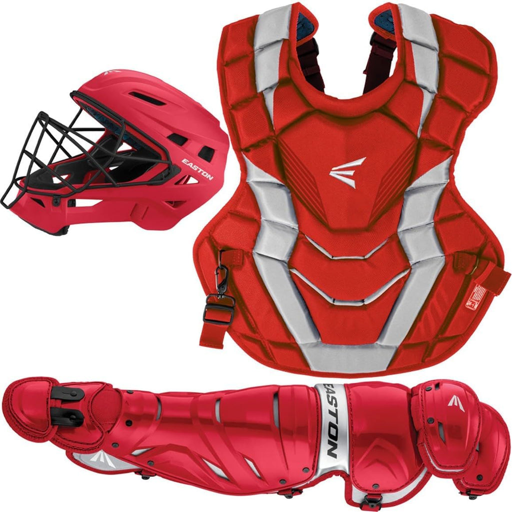 Easton | Elite X Baseball Catcher's Equipment | Box Set | NOCSAE Approved | Youth/Intermediate/Adult | Multiple Colors