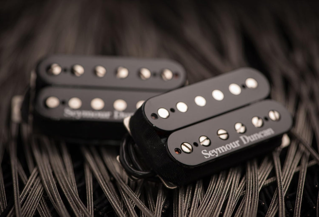 Seymour Duncan Hot Rodded Humbucker - Black Set - High Output Electric Guitar Pickup
