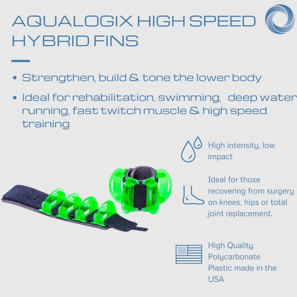 Total Body Pool Weights for Water Exercise Bundle, Polycarbonate Upper Body Bells & Padded Lower Body Fins, Aqua Therapy, Pool Exercise, Water Aerobics, Color Indicate Resistance Level