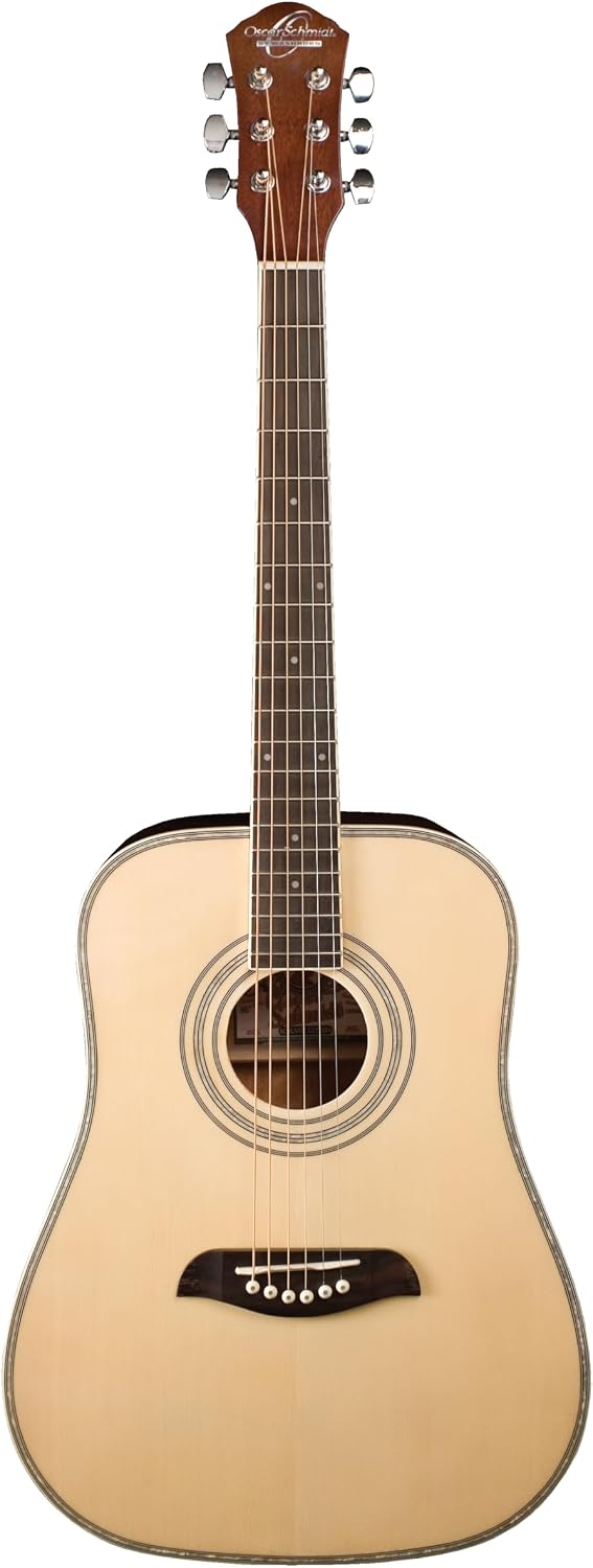 Oscar Schmidt OG1-A 3/4 Dreadnought Acoustic Guitar. Natural Spruce