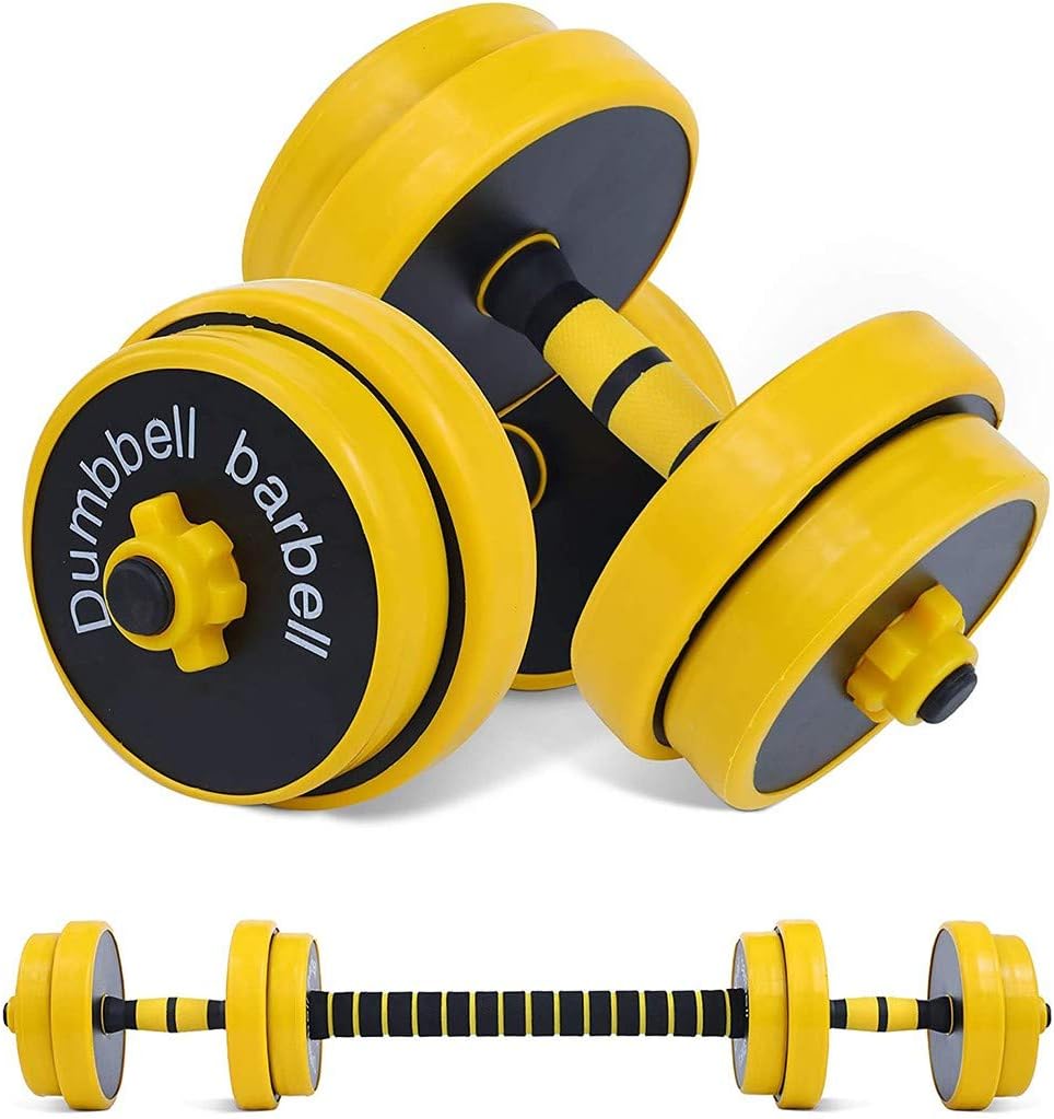 Adjustable Dumbbell Barbell Weight Pair, Weight, Multifunction, Home 7 Weights Exercise Equipment Home Weights 35 Dumbbell 5 Pound Plates 1 Inch