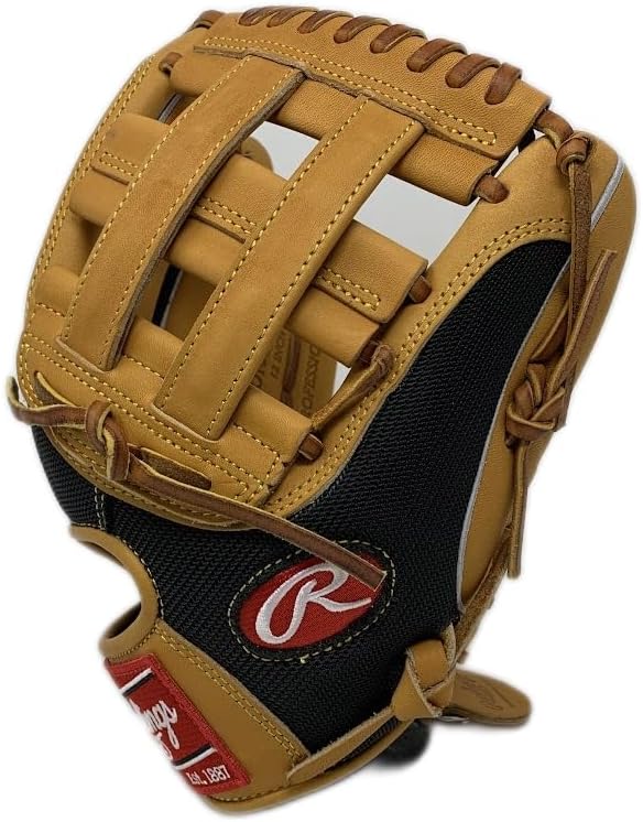 Rawlings Heart of The Hide 12 Inch H Web Utility Baseball Glove Deco Mesh Backing Right Hand Throw