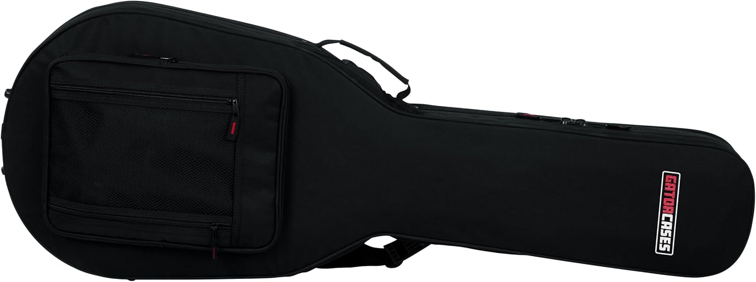 Gator Cases Lightweight Polyfoam Guitar Case For Les Paul Single Cut Away Electric Guitars (GL-LPS)