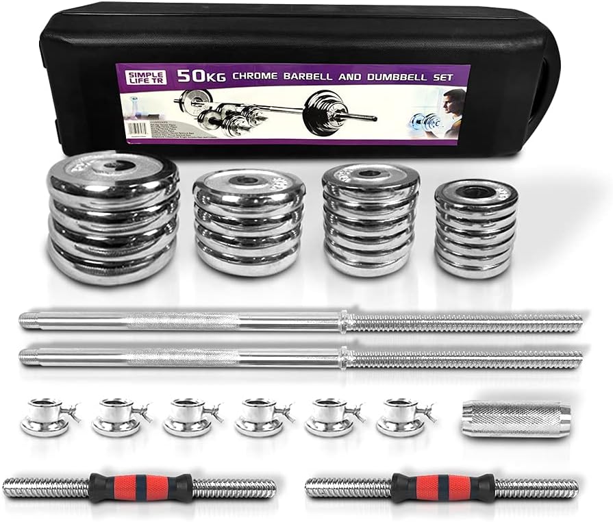 Adjustable Dumbbells Set 44 LB / 66 LB / 110 LB Home Weight Lifting Professional Dumbbells for Body Workout Home Gym Fitness with Carry Case