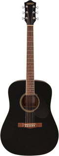 Gretsch Prelude D100 Dreadnought Acoustic Guitar, Beginner Guitar, Black