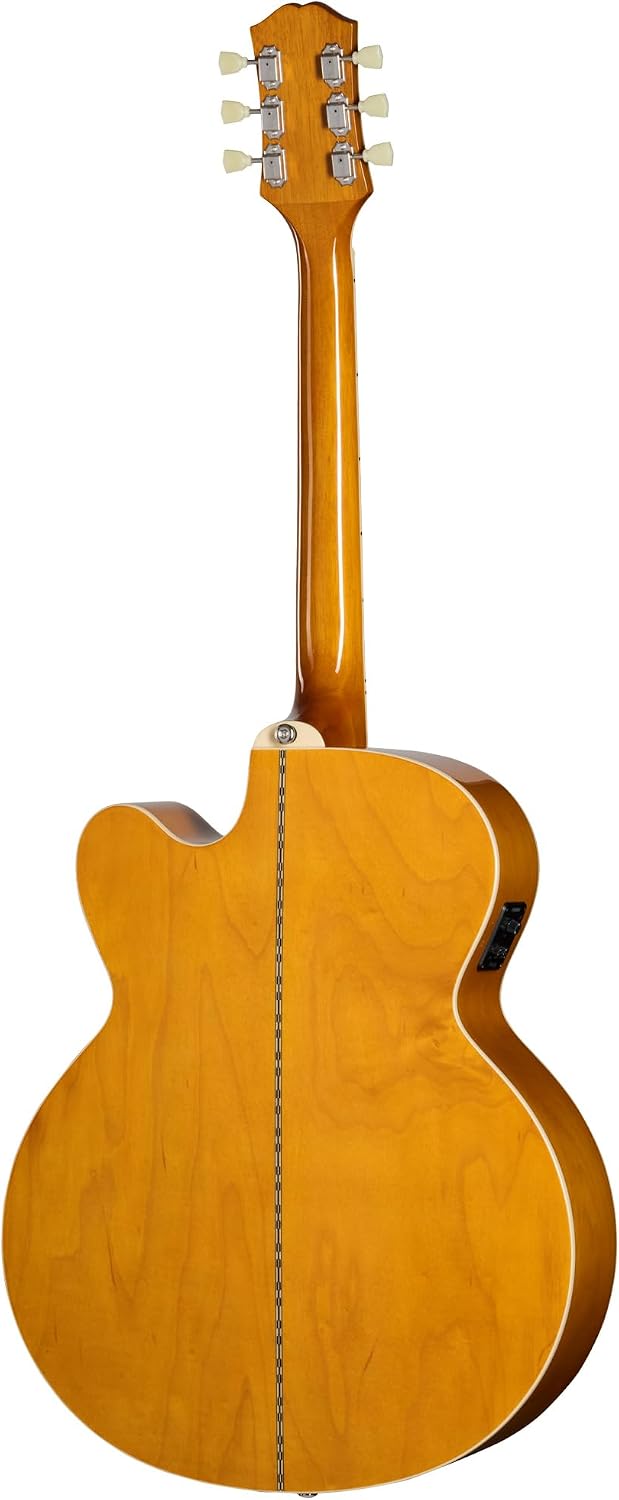 Epiphone J-200 Studio EC Jumbo Acoustic Electric, Natural with Bag