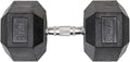Lifeline Fitness Hex Dumbbells, Rubber Wrapped Hex Dumbbells, Premium Quality, Ergonomic Knurled Handle, Dumb Bells for Exercise, Home Gym Exercise Weights