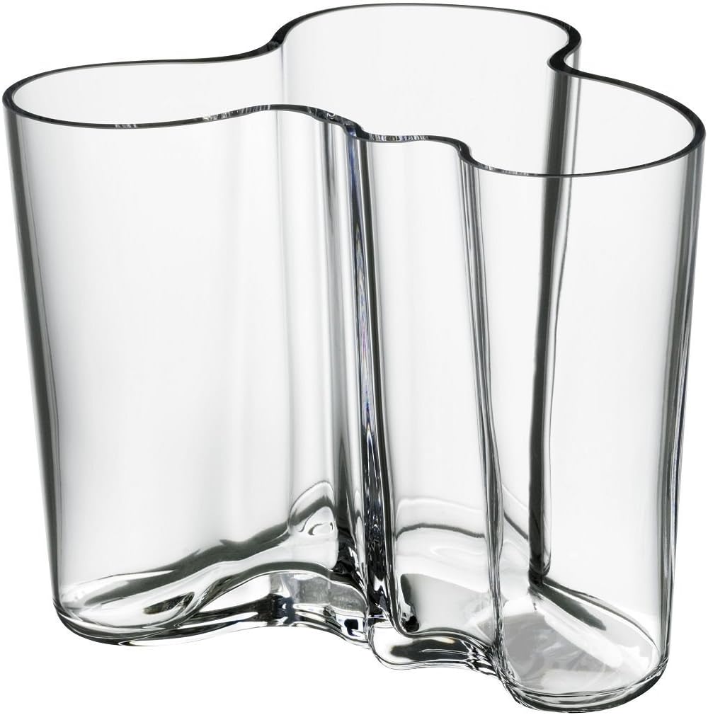 Iittala Aalto 4-3/4-Inch Clear Glass Vase