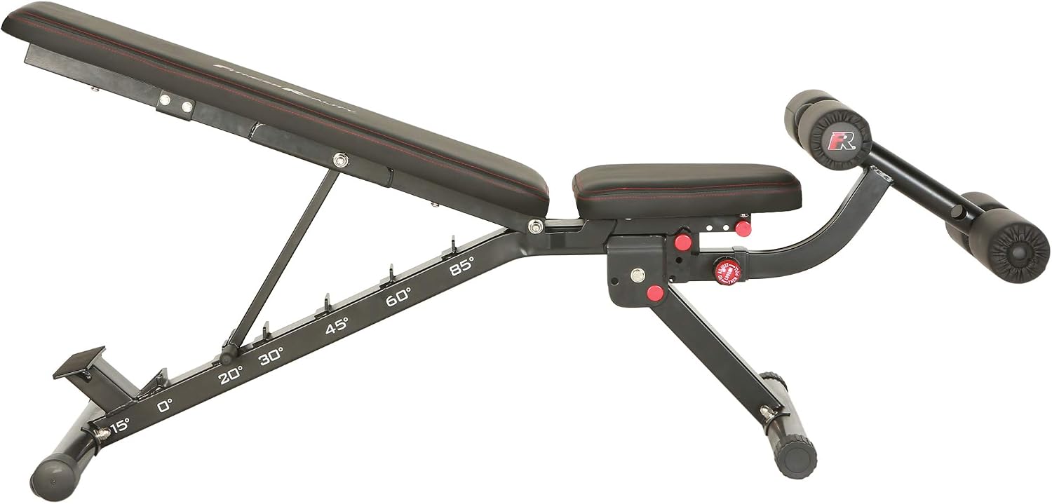 Fitness Reality 2000 Super Max XL High Capacity NO Gap Weight Bench with Detachable Leg Lock-Down
