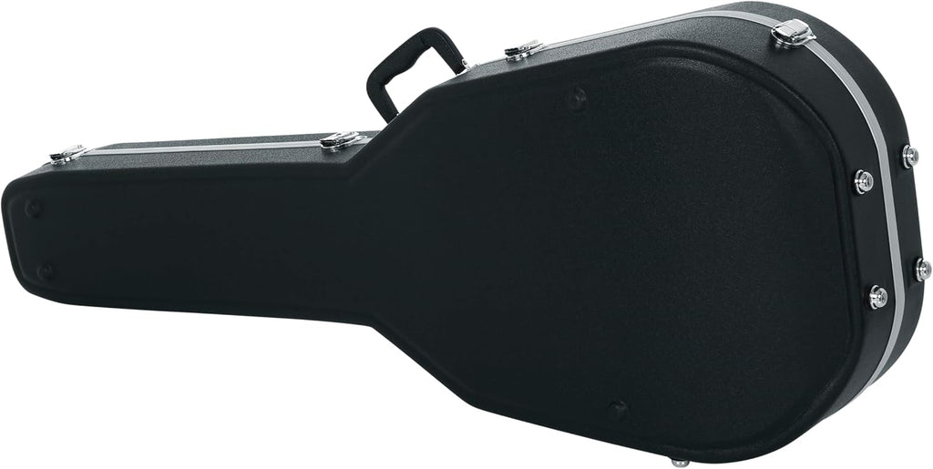 Gator Cases Deluxe ABS Molded Case for Acoustic Guitars; Fits Ovation Style Deep Contour Acoustic Guitars (GC-DEEP BOWL)