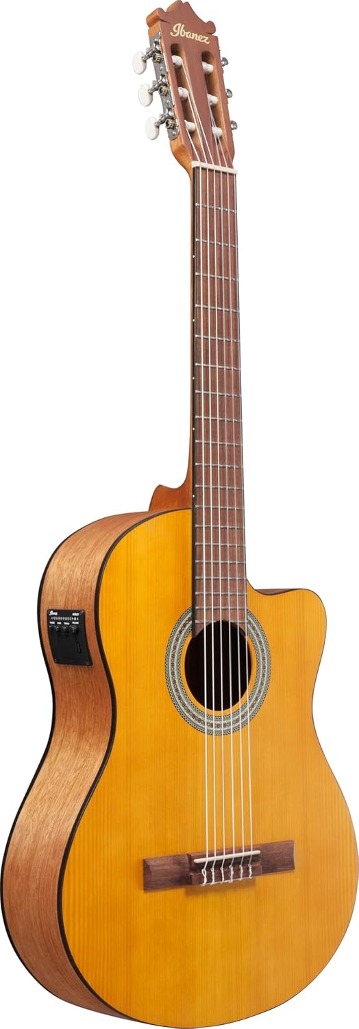 Ibanez GA3ECE Nylon-string Acoustic-electric Guitar - Open Pore Amber