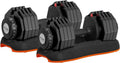 ATIVAFIT Adjustable Dumbbell Set of 2, 5–88LB Quick Dial Free Weights with Double Safety Lock, Anti-Slip Steel Handle & Storage Box, Space Saving Home Gym Equipment for Full Body Strength Training, Suitable for Home Fitness Users
