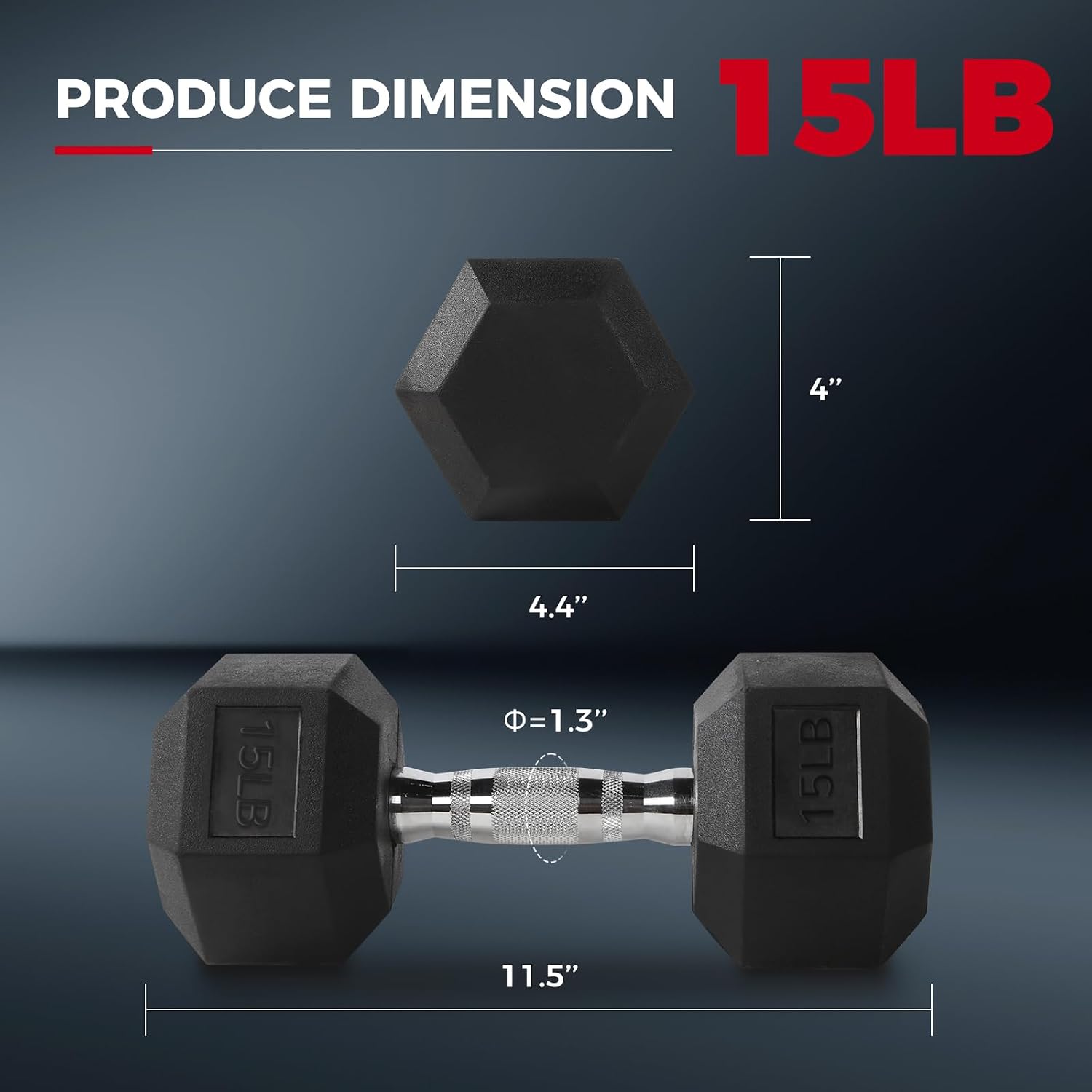 RitFit Rubber Coated Hex Dumbbell Set with Rack, 5-780LB for Home Gym Strength Training, Anti-Slip Knurled Handle, Hexagon Anti-Roll, Heavy-Duty Storage Rack