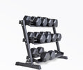 Rep Fitness 55lb-75 lb Dumbbell Set- Rubber Hex, Low Odor, Fully Knurled- Made for Heavy Lifting