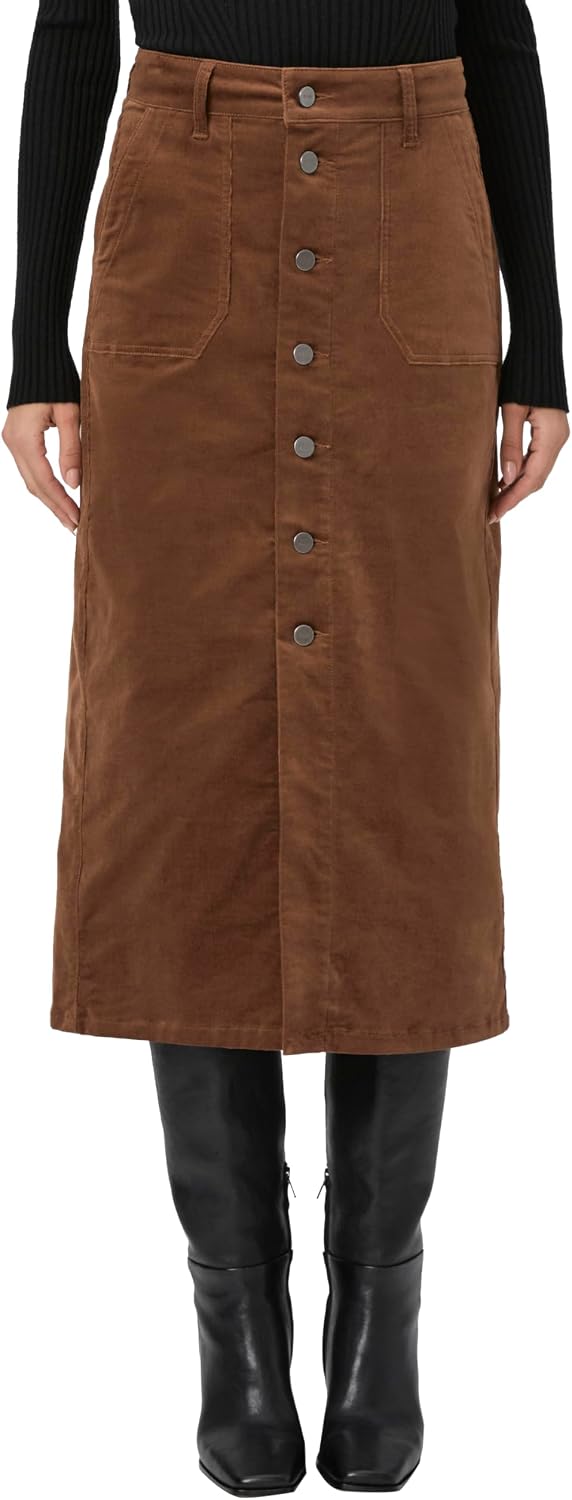 Paige Womens Meadow Midi Skirt