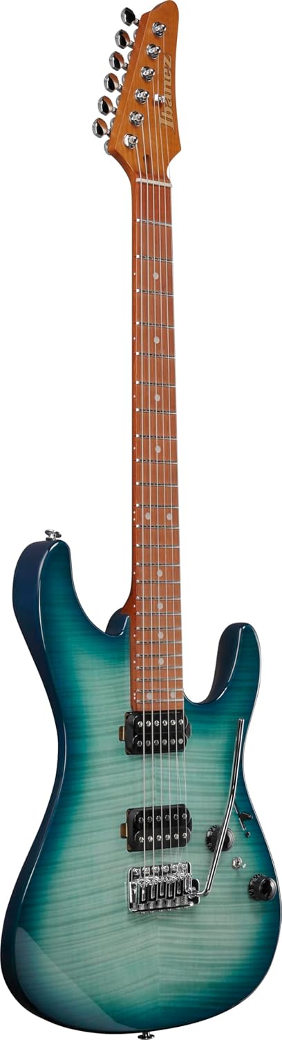 Ibanez Standard AZ24S1F Electric Guitar - Transparent Turquoise Burst