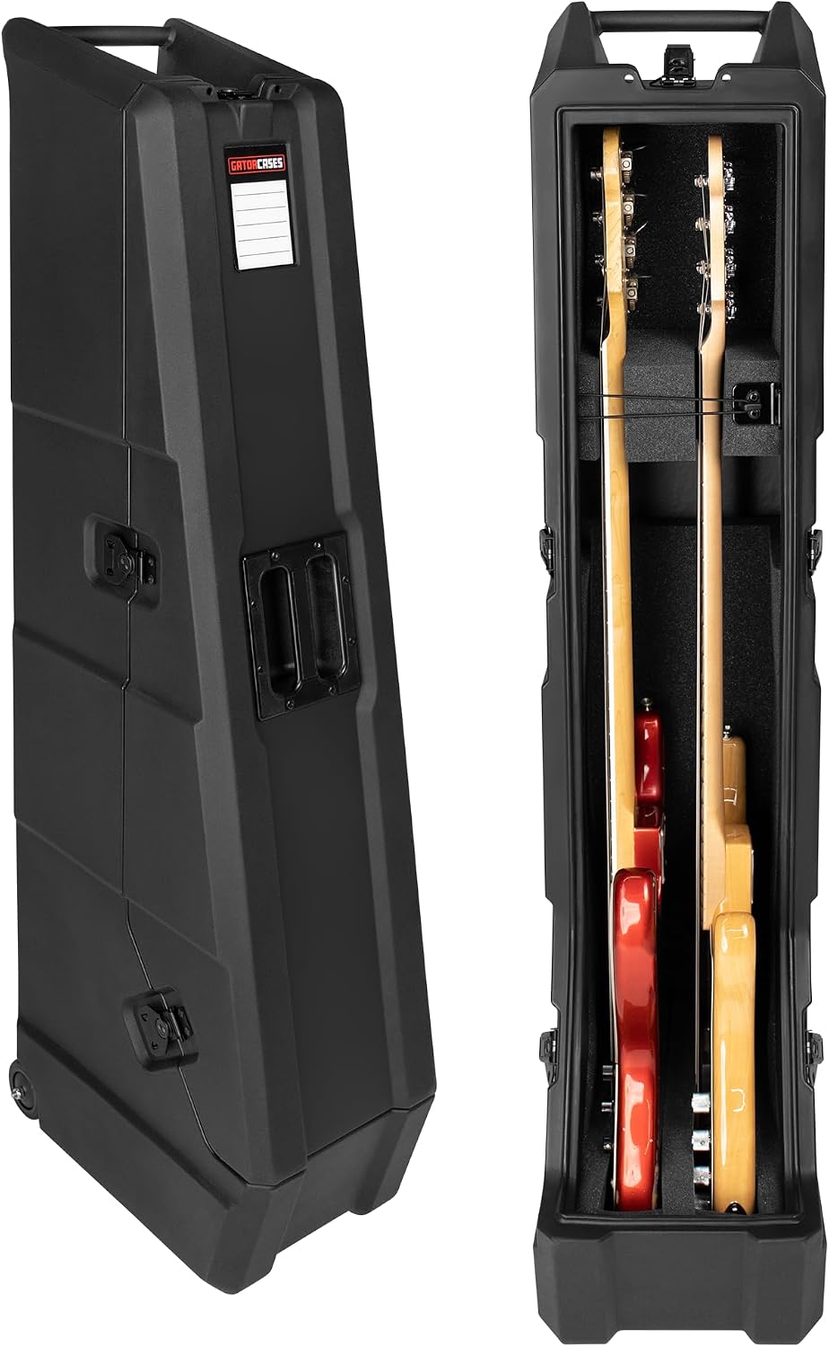 Gator Cases Mini Vault Rack for Two (2) Electric Bass Guitars, (GTR-MINIVAULT-B2)