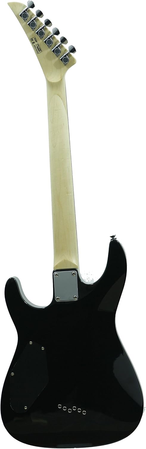 Unknown ivy 6 String Solid-Body Electric Guitar, Right, Black (ISJ-100 BK)