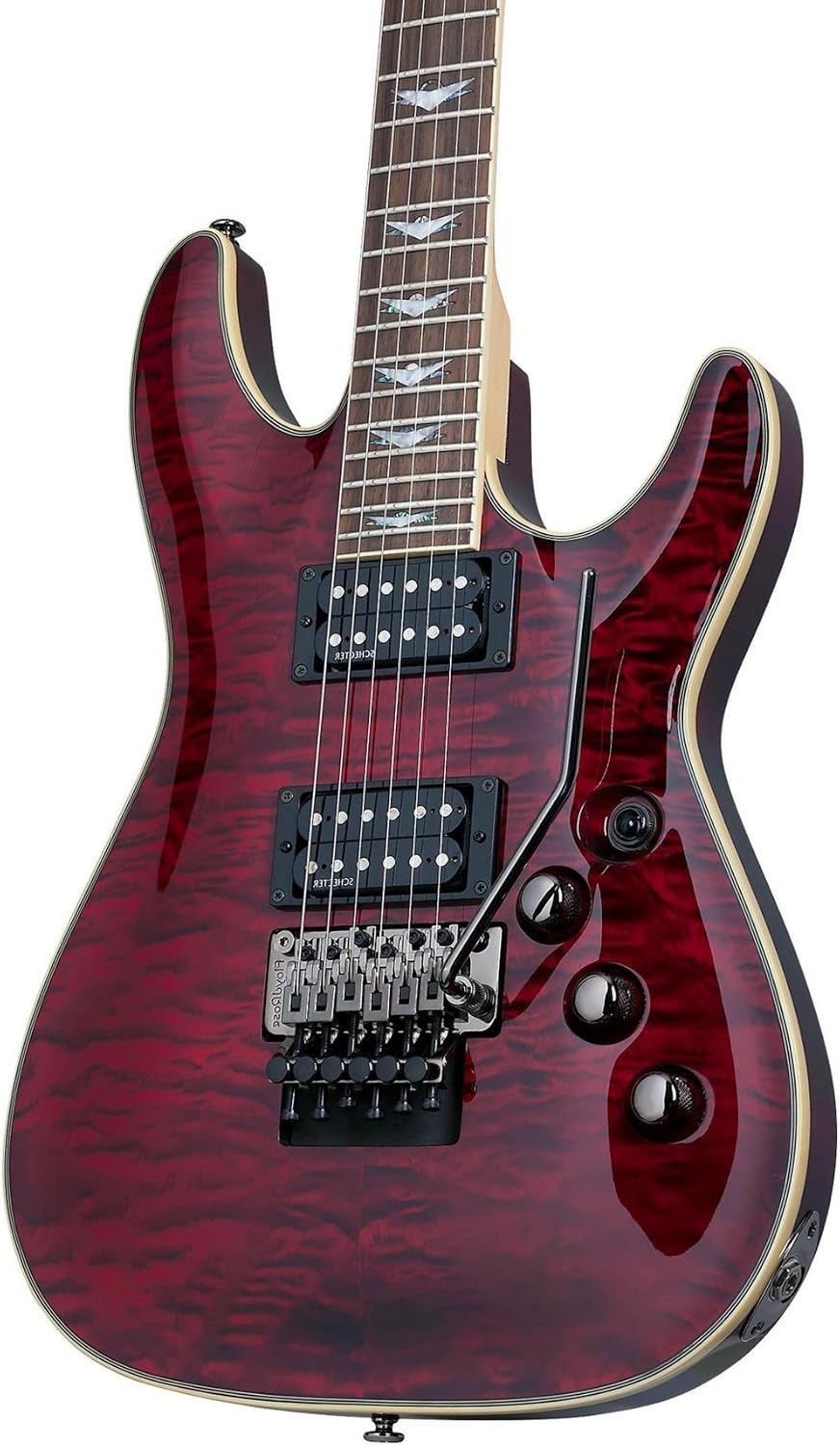 Schecter Omen Extreme-6 FR Electric Guitar - Black Cherry