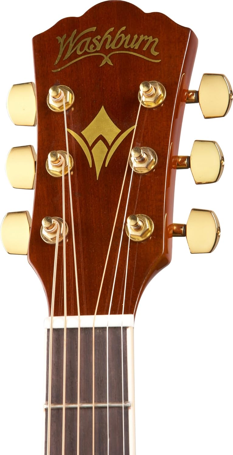 Washburn WD100DLMK Apprentice Dreadnought Acoustic Guitar, Natural Gloss