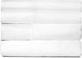 SHEEX - Active Comfort Cooling Sheets Set (King/California King) Bright White - Moisture Wicking - 1 Flat Cooling Sheet, 1 Fitted Cooling Sheet, 2 Cooling Pillow Covers - Wrinkle Free - Sleep Aid