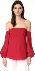 Theory Women's Long Laureema_Light Popli Woven (Tops)